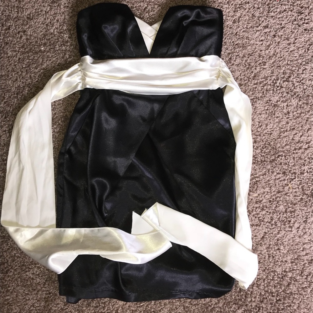 Black and white Charlotte Russe Dress